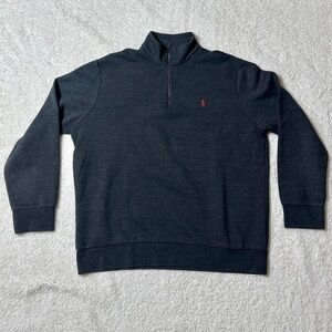 POLO RALPH LAUREN ESTATE-RIB QUARTER-ZIP — XL